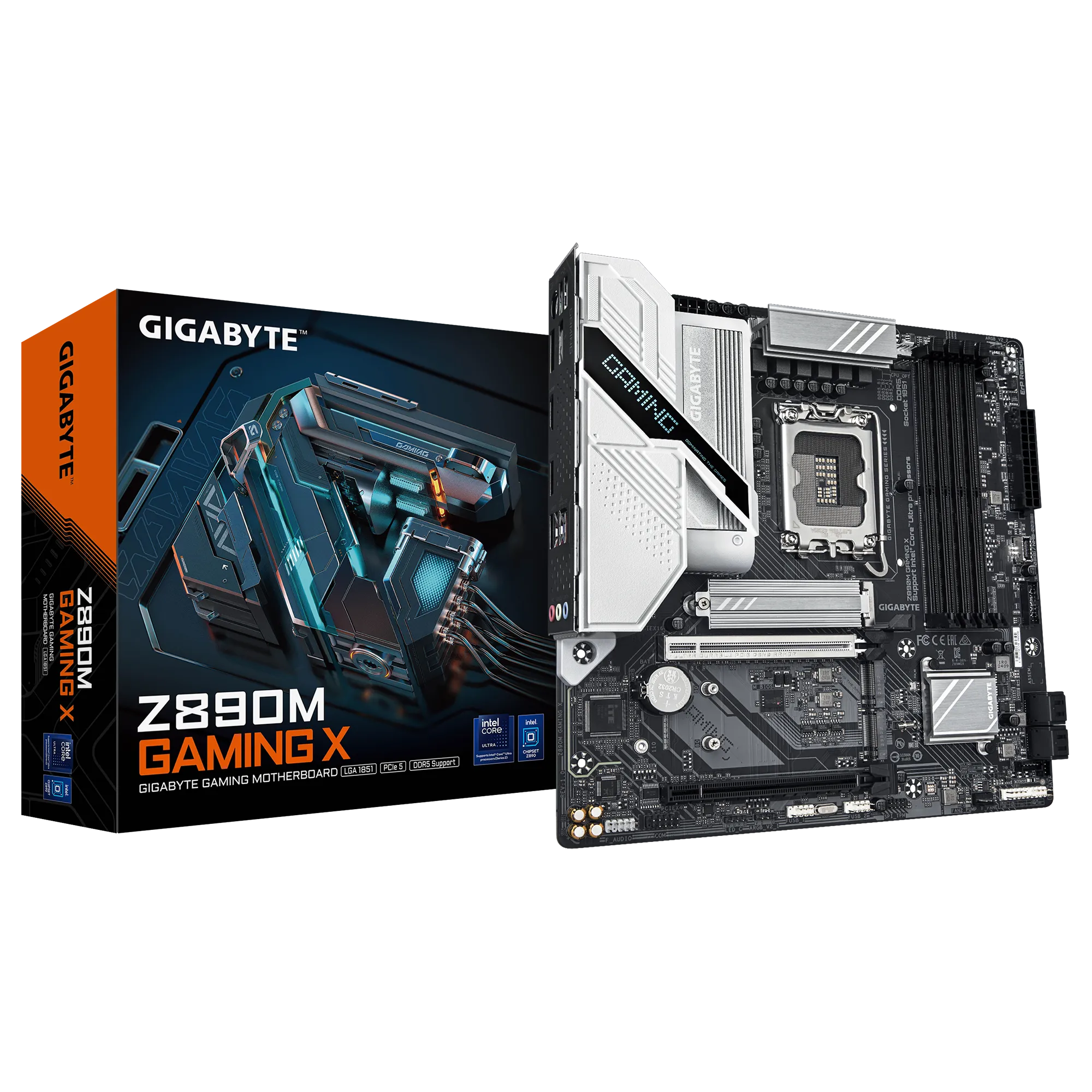 GIGABYTE Z890M-GAMING-X 1851P DDR5 SES GLAN DP/HDMI SATA3 US...