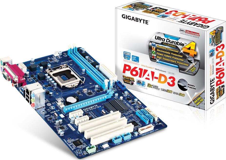 Motherboard - GA-P61A-D3