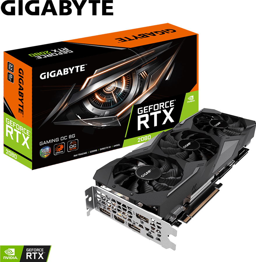 グラフィックボード・グラボ・ビデオカード GIGABYTE RTX2080 GeForce RTX™ 2080 GAMING OC 8G - GIGABYTE Global