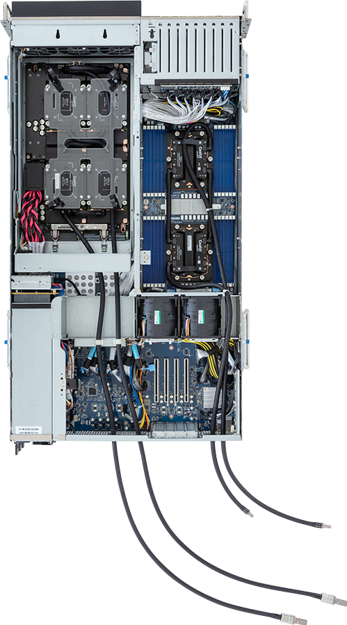 HPC/AI Server - AMD EPYC™ 9005/9004 - 3U DP HGX™ H100 4-GPU DLC - G363-ZR0-LAX1