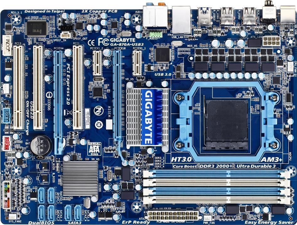 Системные платы - GA-870A-USB3