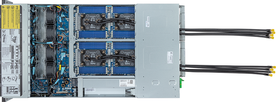 High Density Server - 5th/4th Gen Intel® Xeon® Scalable - 2U 4-Node DP 24-Bay Gen4 NVMe/SATA/SAS 2600W DLC - H263-S62-LAN1