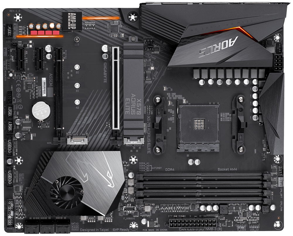 X570 AORUS ELITE (Rev. 1.0) - Key features | Motherboard GIGABYTE