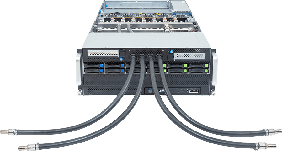 HPC/AI Server - Intel® Xeon® 6700/6500-Series Processors - 4U DP 8 x PCIe Gen5 GPUs DLC - G494-SB0-LAP1