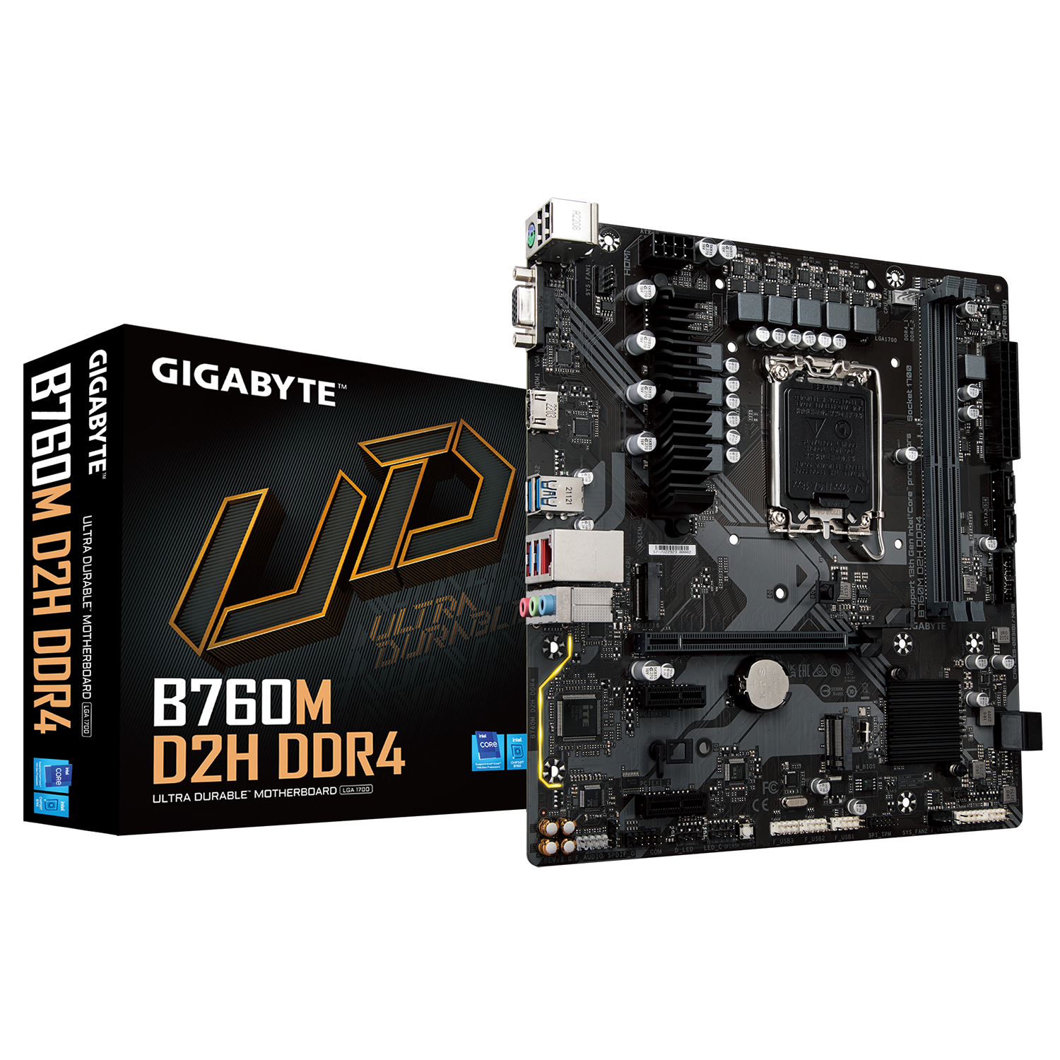 GIGABYTE マザーボード B760M D2H DDR4 B760M D2H DDR4 (Rev. 1.0) - GIGABYTE Global