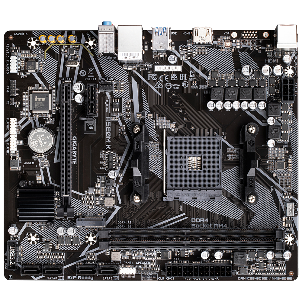 A520M K (Rev. 1.0) - Преимущества | Материнские платы GIGABYTE