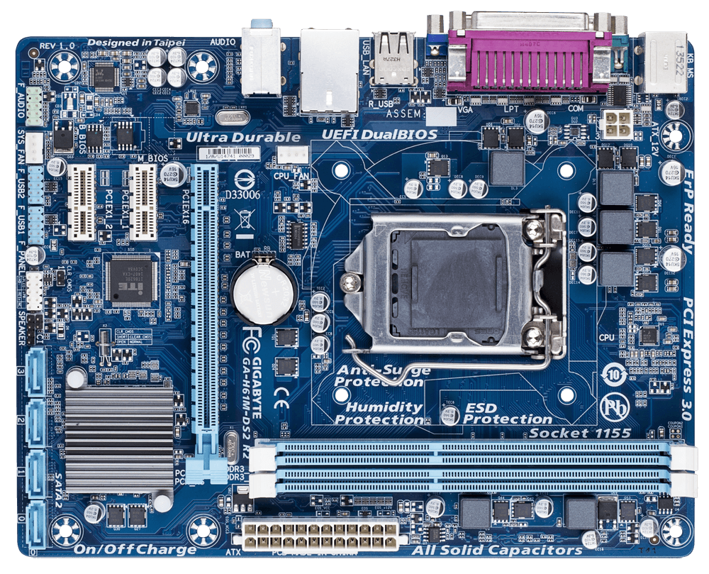 GA H61M DS2 R2 Rev 1 0 GIGABYTE