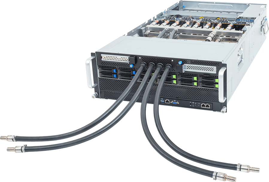 HPC/AI Server - Intel® Xeon® 6700/6500-Series Processors - 4U DP 8 x PCIe Gen5 GPUs DLC - G494-SB0-LAP1