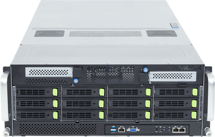 HPC/AI Server - Intel® Xeon® 6 Processors - 4U DP 8 x PCIe Gen5 GPUs (2 x Root Ports) - G494-SB3-AAP1