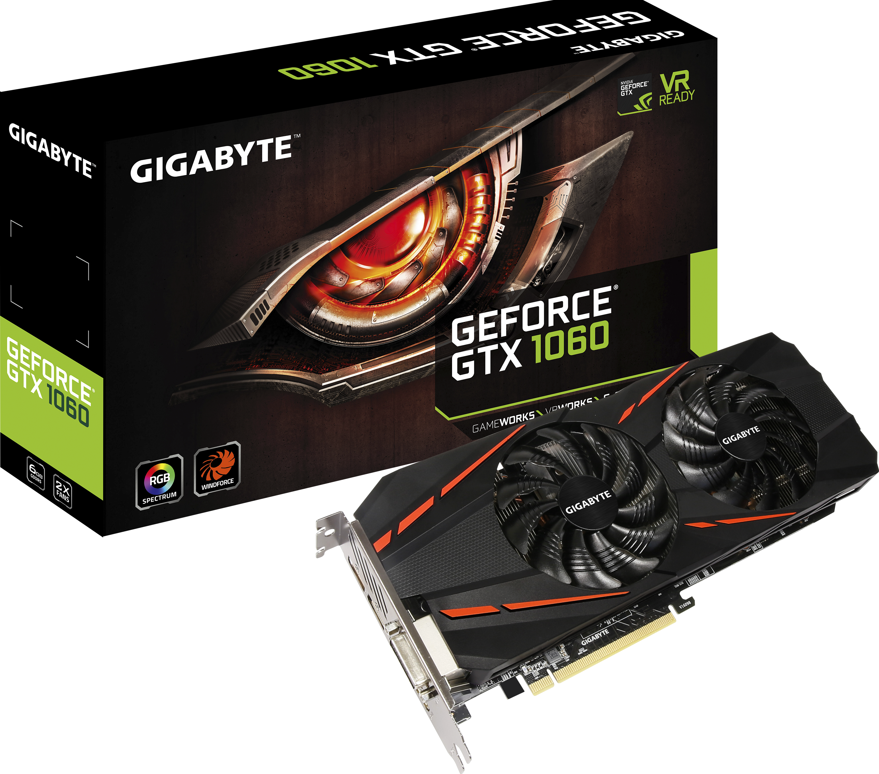 Графічні плати - GeForce® GTX 1060 D5 6G