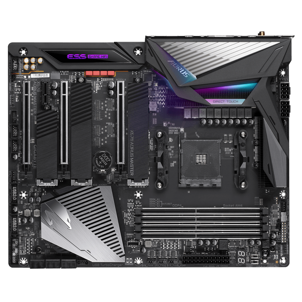 X570 AORUS MASTER (Rev. 1.1/1.2) - Kluczowe cechy | Płyty główne GIGABYTE