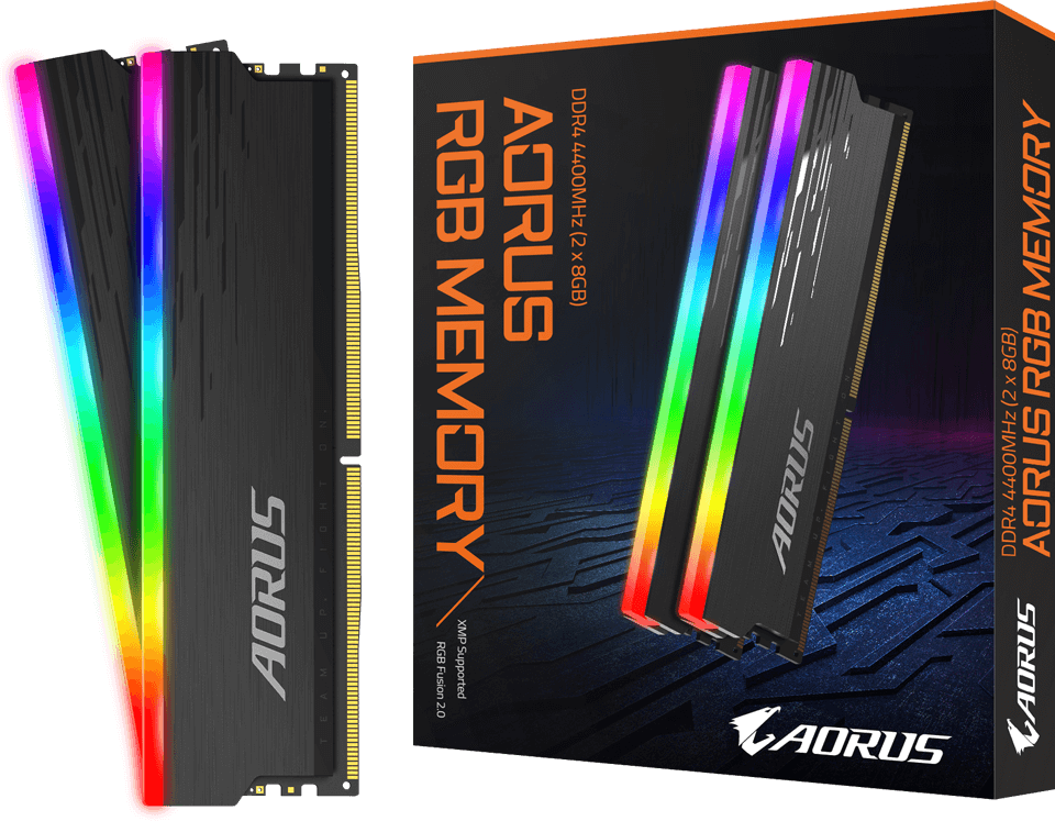 Memory - AORUS RGB Memory DDR4 16GB (2x8GB) 4400MT/s