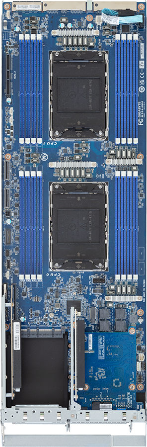 High Density Server - Intel® Xeon® 6 Processors - 2U 4-Node DP 8-Bay Gen5 NVMe/SATA/SAS-4 Immersion - H274-S61-IAW1