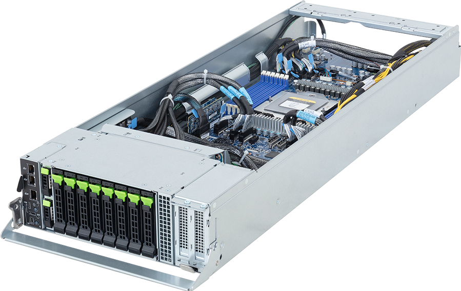 ORV3 Compute Node - AMD EPYC&trade; 9005/9004 - 2OU 2-Node UP 2-Bay E1.S Gen5 NVMe + 8-Bay 2.5" Gen5 NVMe - TO25-ZU5-AA01