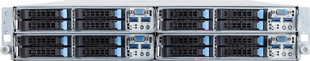 2U 4 Nodes High Density Rack Server - H270-F4G