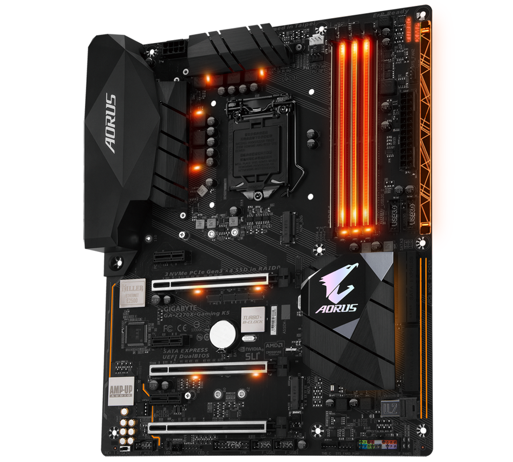 GA-Z270X-Gaming K5 (Rev. 1.0) - Преимущества | Материнские платы GIGABYTE