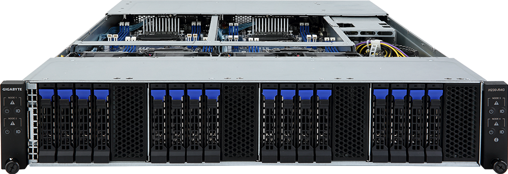2U 4 Nodes High Density Rack Server - H230-R4G