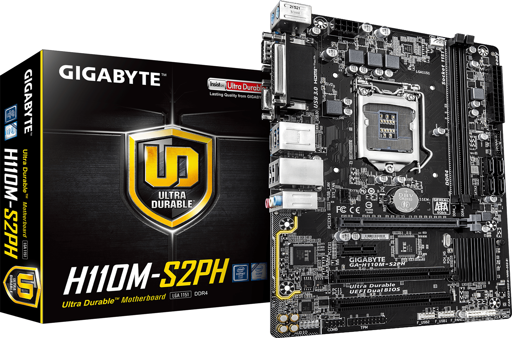 Motherboard - GA-H110M-S2PH