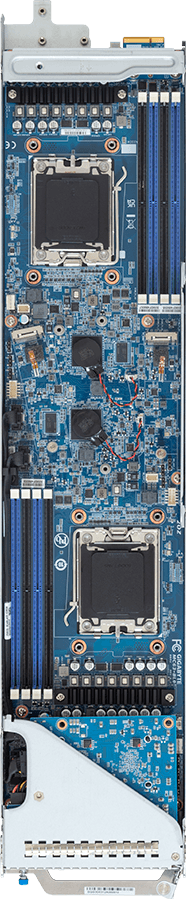 Blade Server - AMD EPYC™ 4005/4004 & Ryzen™ 9000/7000 Series Processors - 3U 10-Blade 20-Node UP - B353-C60-AAS1