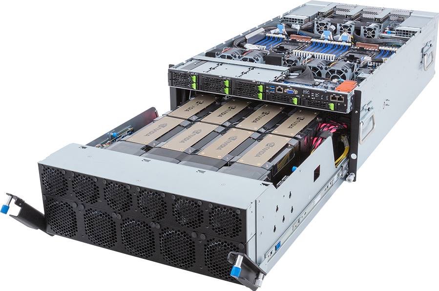 HPC/AI Server - 5th/4th Gen Intel® Xeon® Scalable - 5U DP NVIDIA HGX™ H100 8-GPU 4-Root Port - G593-SD0-AAX1