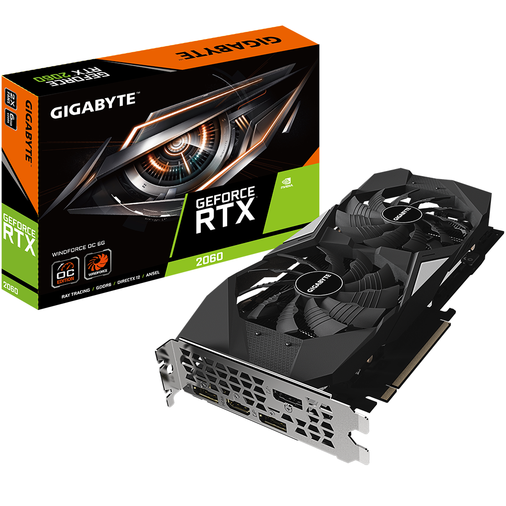 GeForce RTX™ 2060 WINDFORCE OC 6G (Rev. 1.0) - GIGABYTE Global