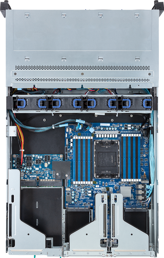 Rack Server - 5th/4th Gen Intel® Xeon® Scalable - 2U UP 12-Bay Gen5 NVMe/SATA/SAS-4 - R263-S34-AAC1