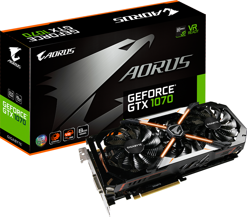 Graphics Card - AORUS GeForce® GTX 1070 8G