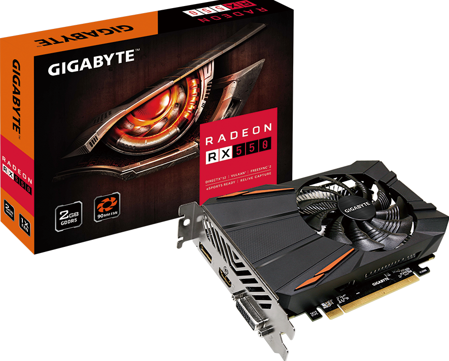 Graphics Card - Radeon™ RX 550 D5 2G