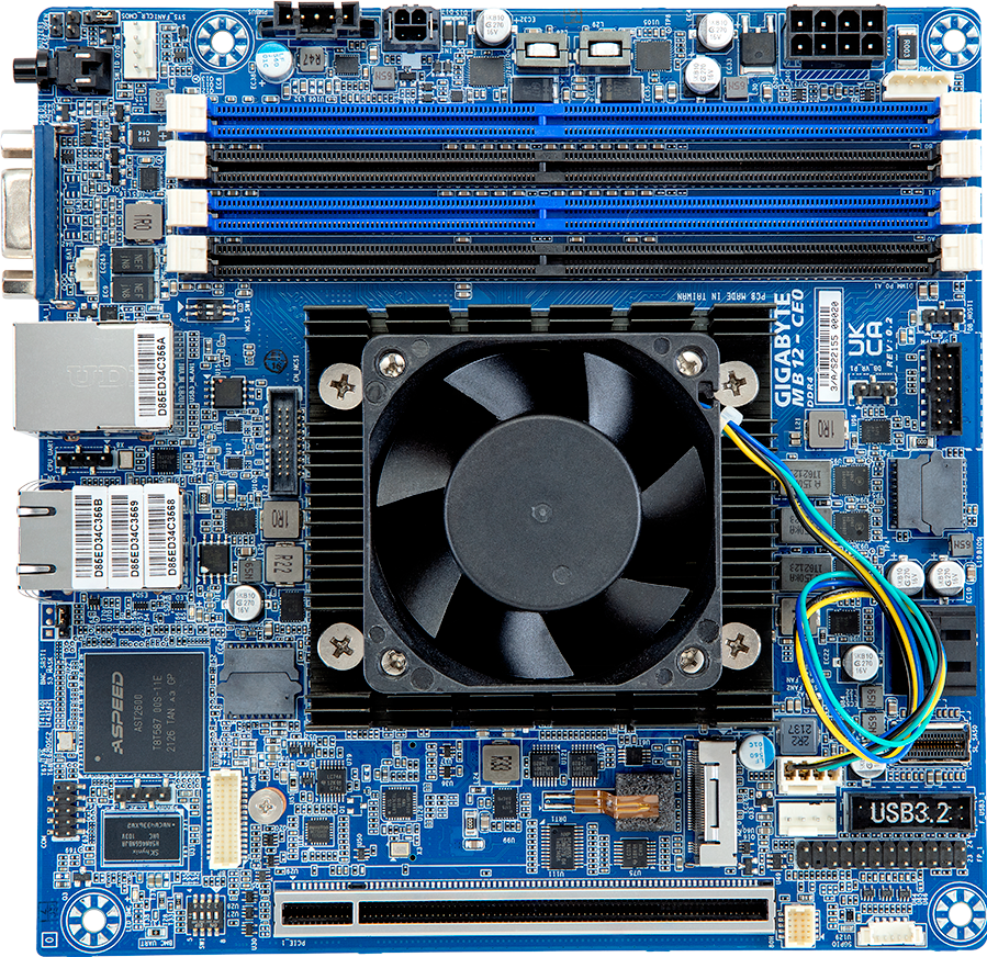 Motherboard - Intel® Xeon® D-1700 - Mini-ITX UP - MB12-CE0