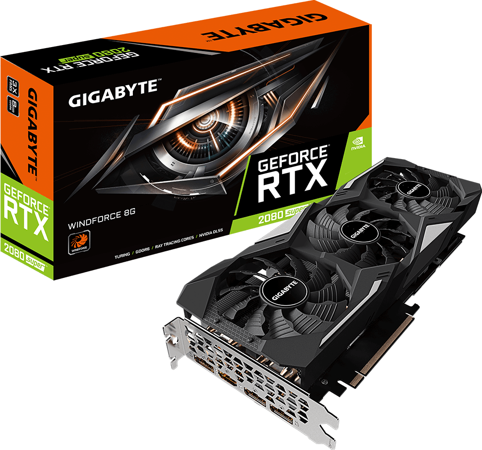 Графічні плати - GeForce® RTX 2080 SUPER™ WINDFORCE 8G