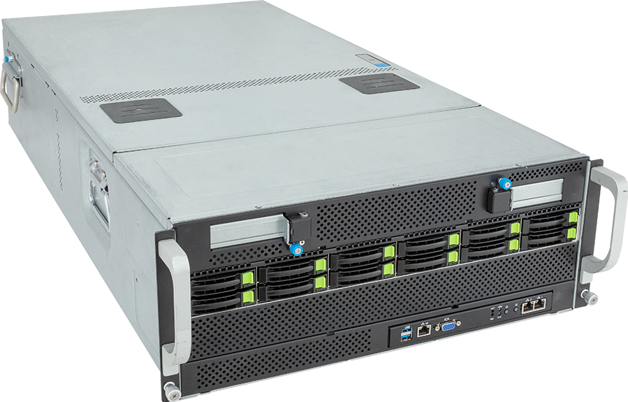 HPC/AI Server - AMD EPYC™ 9004 - 4U DP NVIDIA OVX™ 8 x PCIe Gen5 GPUs - G493-ZB4-AAP1