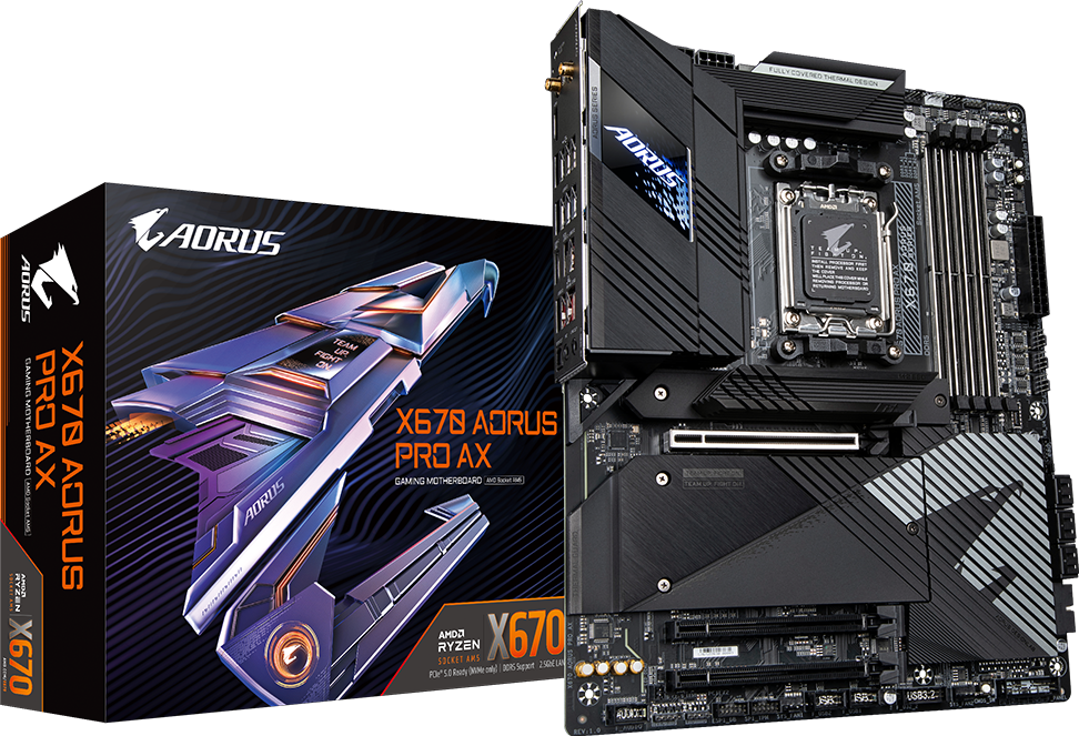 Tarjetas Madre - X670 AORUS PRO AX