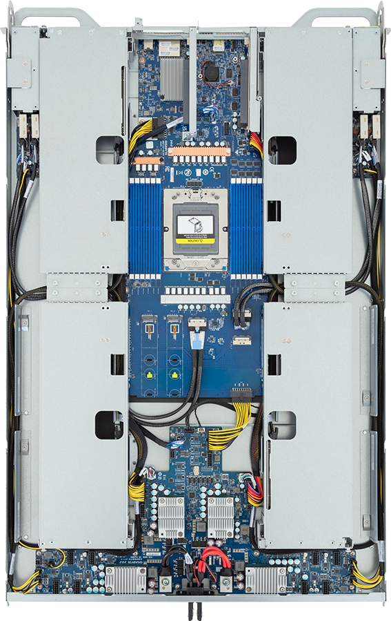 ORv3 GPU Server - AMD EPYC™ 9005/9004 - 1OU UP 4 x PCIe Gen5 GPUs Immersion - TO15-Z20-IA01