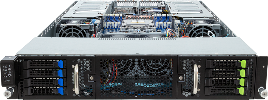 HPC/AI Server - AMD EPYC™ 9004 - 2U UP 4 x PCIe Gen5 GPUs - G293-Z23-AAM1