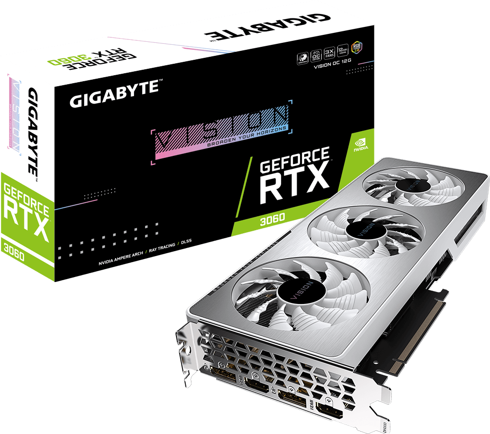 GeForce RTX™ 3060 VISION OC 12G (Rev. 1.0) - GIGABYTE Global