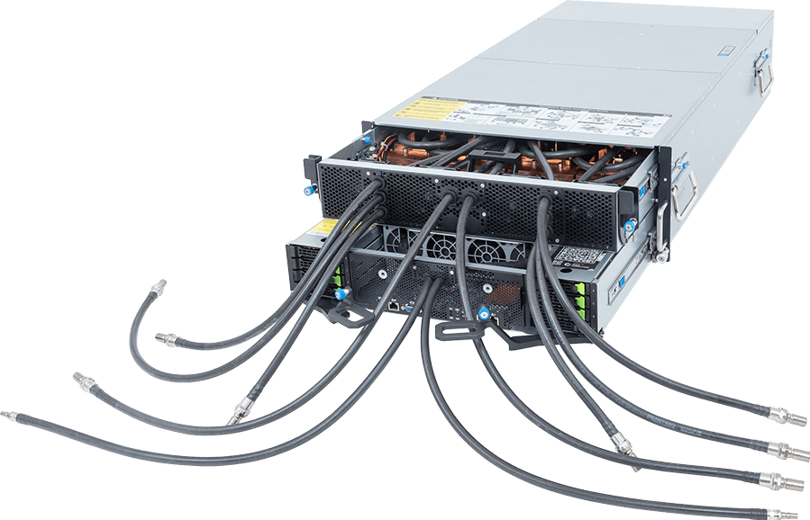 HPC/AI Server - AMD EPYC™ 9005/9004 - 4U DP AMD Instinct™ MI355X DLC - G4L3-ZX1-LAT4