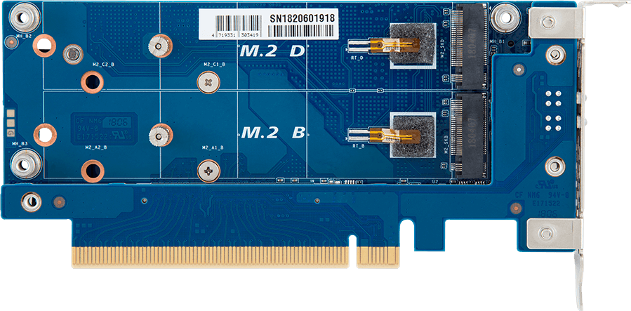 4 x M.2 PCIe x16 Card - CMT4034