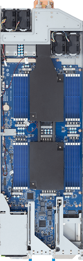 ORV3 Server - Intel® Xeon® 6900E+/6900-Series Processors - 1OU 2-Node DP 8-Bay E3.S Gen5 NVMe DLC - TO16-A82-LA01