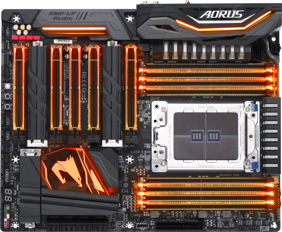 X399 AORUS XTREME マザーボード Gigabyte X399 AORUS Extreme Motherboard Announced, Priced at $500 US