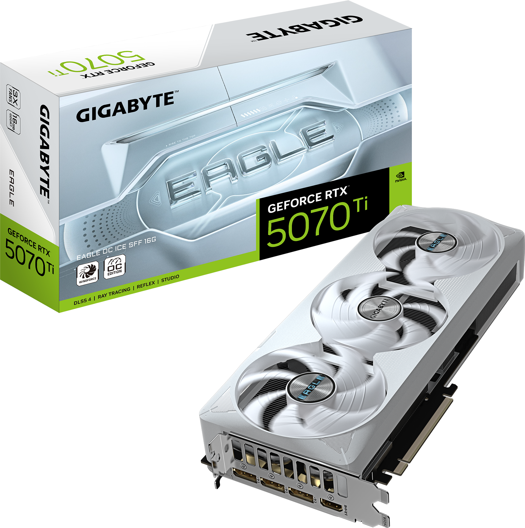 【新品未開封】RTX5070Ti EAGLE OC SFF16G【2年間保証付】 43906