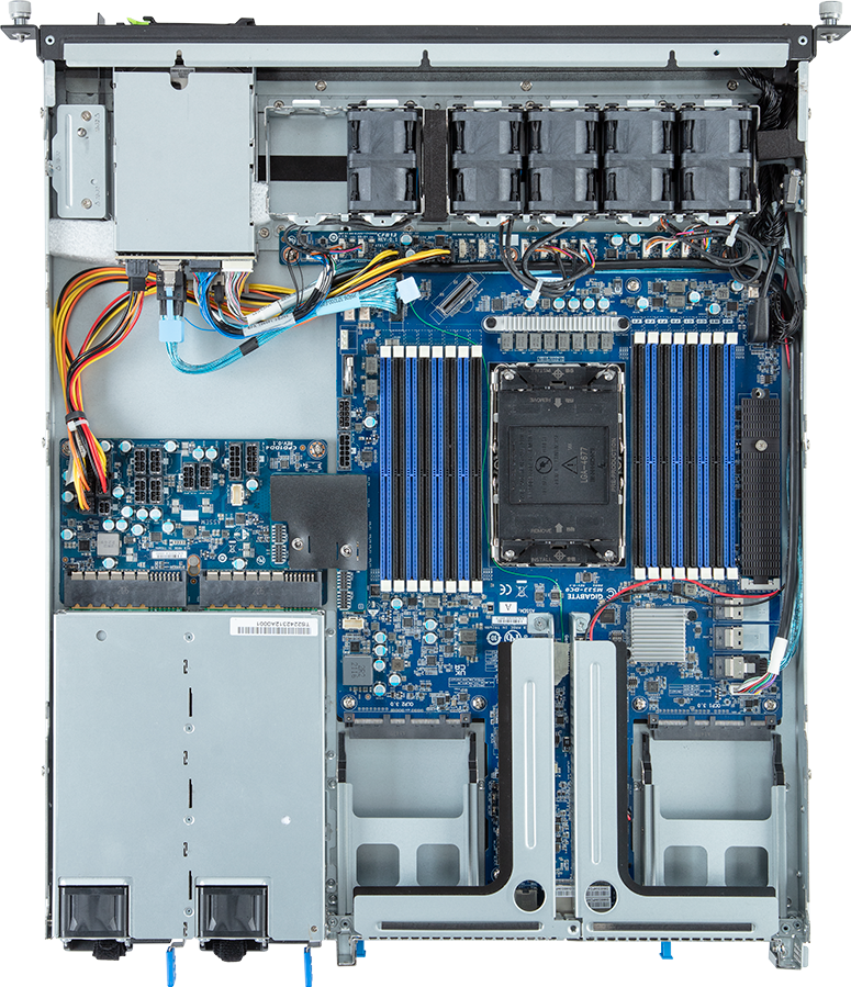 Edge Server - 5th/4th Gen Intel® Xeon® Scalable - 1U UP 2-Bay Gen4 NVMe/SATA/SAS Titanium - E163-S30-AAG1