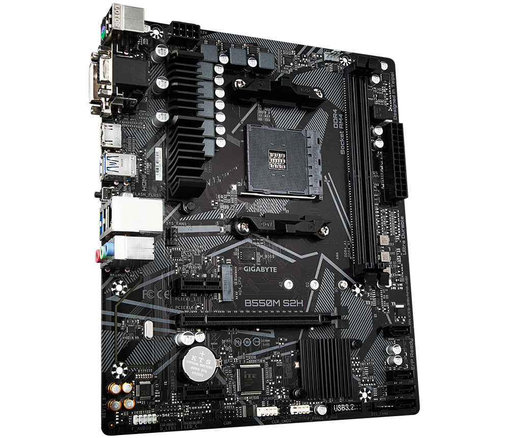 GIGABYTE　B550M S2H　AM4 B550M S2H (Rev. 1.x) - GIGABYTE Global