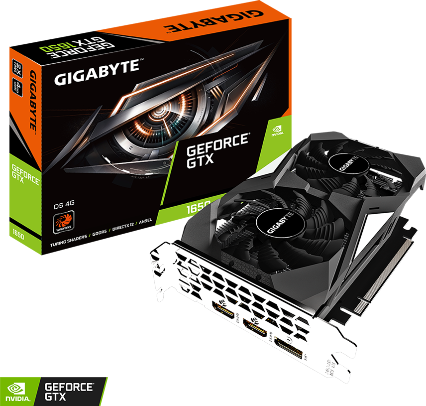 GeForce® GTX 1650 D5 4G - GIGABYTE Global