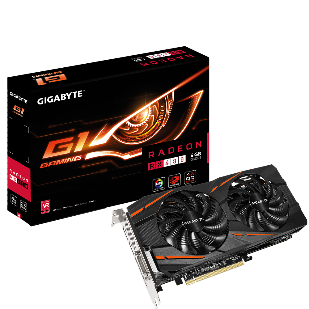 Radeon™ RX 480 G1 Gaming 4G - GIGABYTE Global