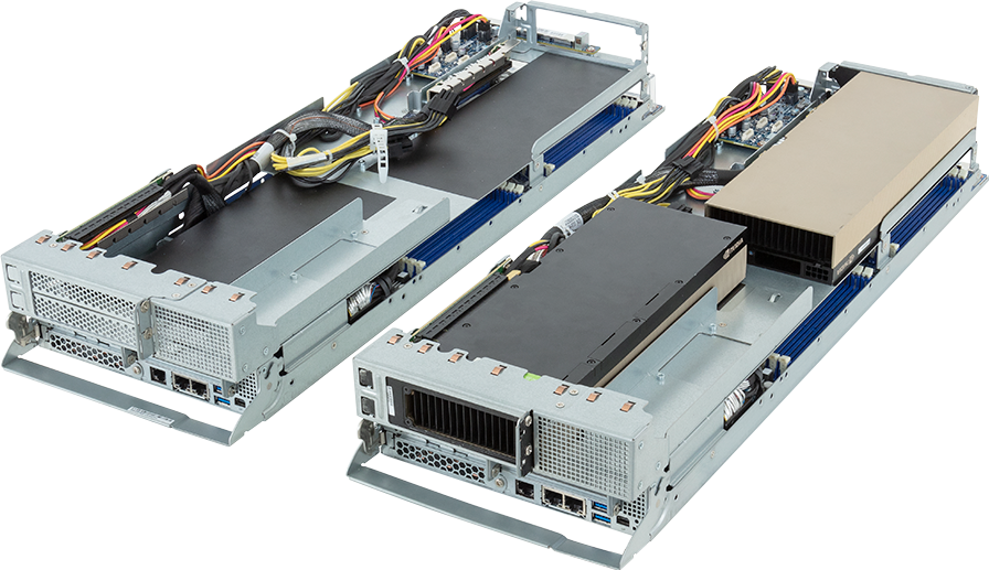 High Density Server - AMD EPYC™ 9004 - 2U 2-Node DP 4 x PCIe Gen5 GPUs 2600W - H233-Z80-AAN1