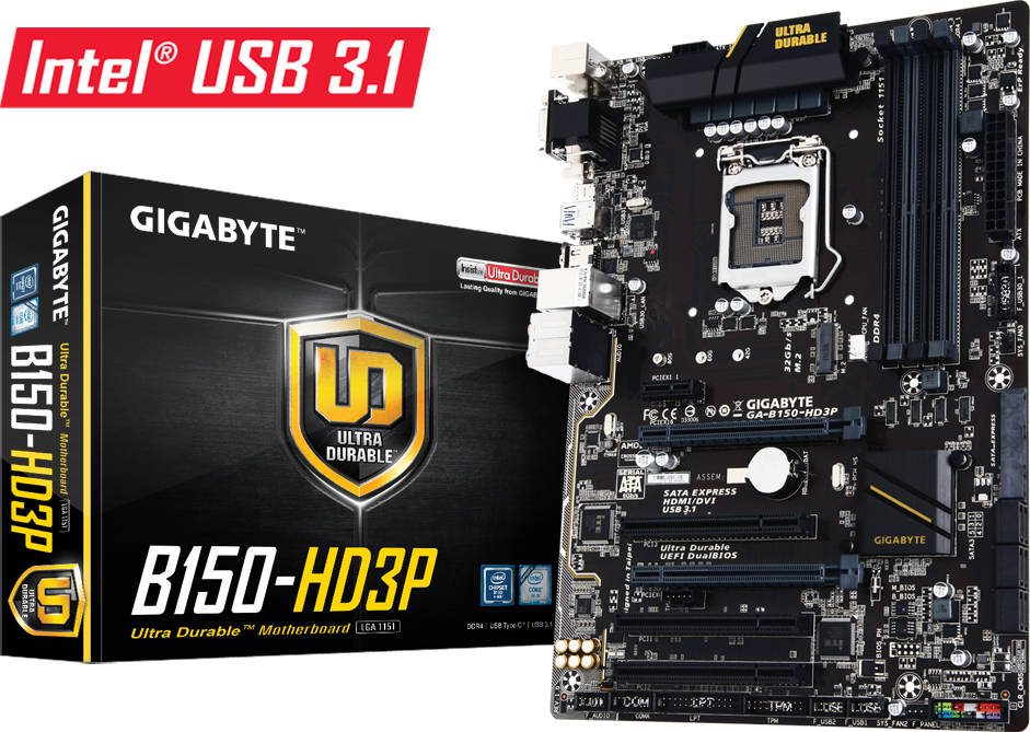主機板 - GA-B150-HD3P