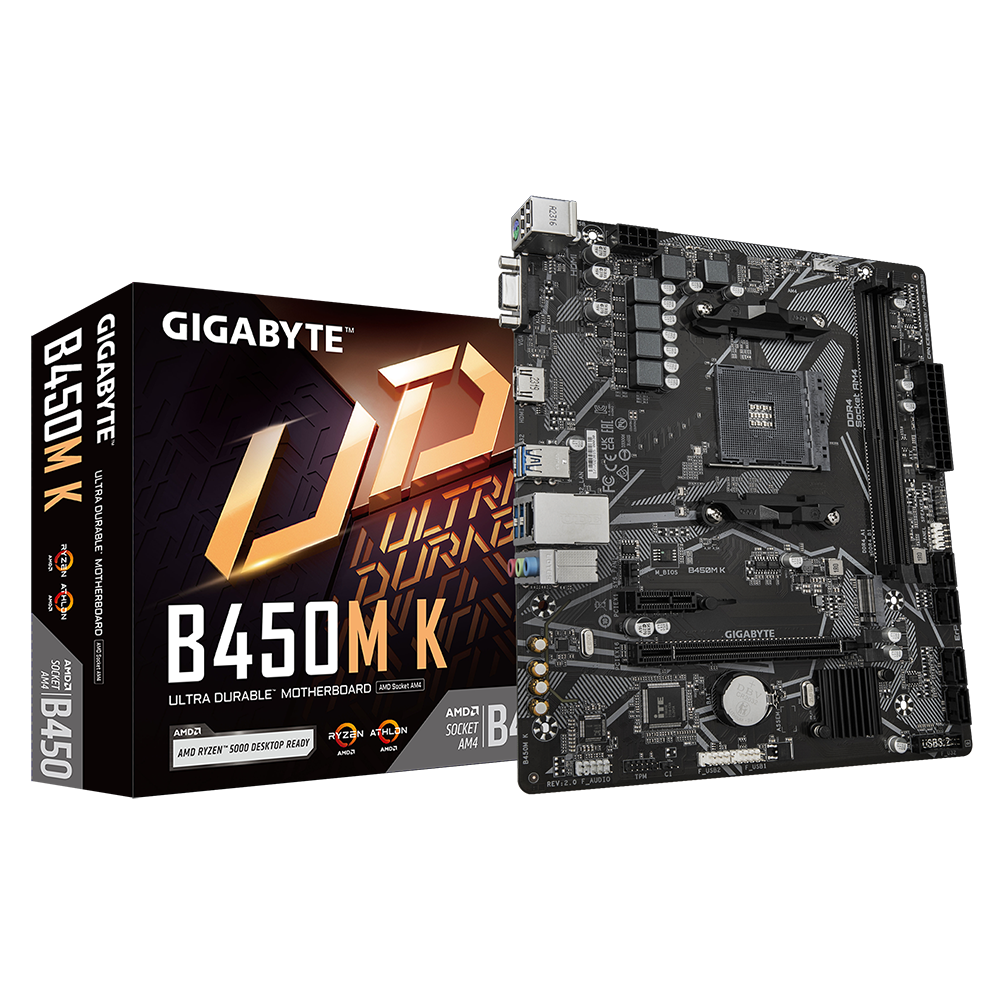 B450M K (Rev. 2.0) - Преимущества | Материнские платы GIGABYTE