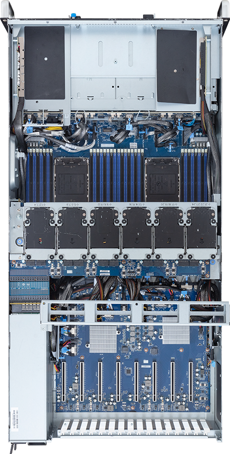 HPC/AI Server - Intel® Xeon® 6 Processors - 4U DP 8 x PCIe Gen5 GPUs (2 x Root Ports) - G494-SB3-AAP1