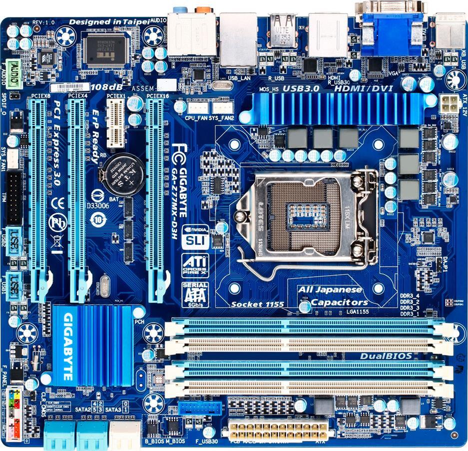 Corei5 GIGABYTE GA-Z77-D3H BitFenix 即使用 GA-Z77-D3H (Rev. 1.2) - GIGABYTE Global