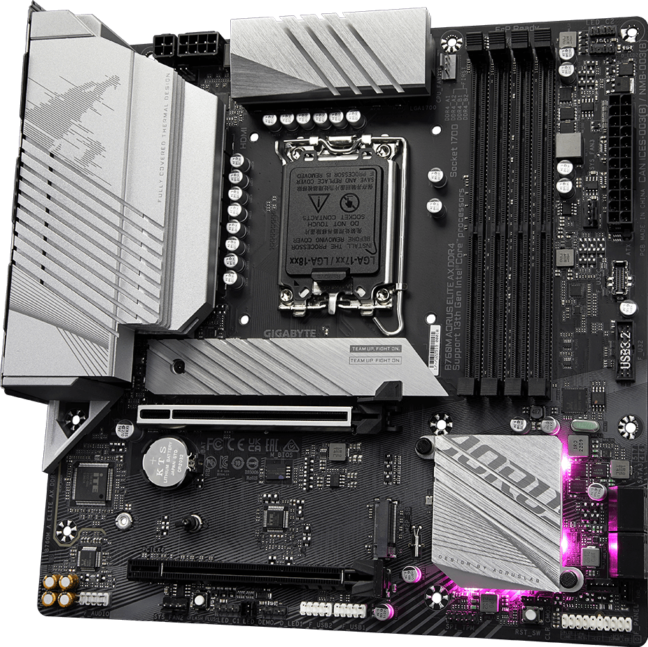 マザーボード GIGABYTE B760M AORUS ELITE X AX B760M AORUS ELITE AX (Rev. 1.x) - GIGABYTE Japan